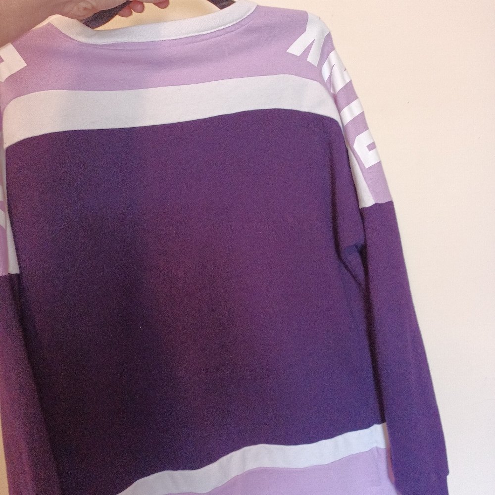 PINK long sleeve lace up T-shirt. - Picture 7 of 7